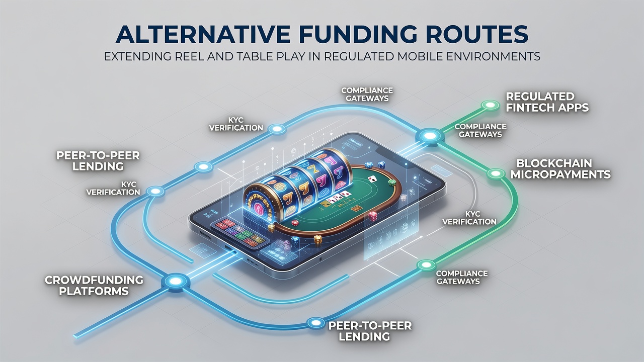 Player using mobile device for instant funding during live dealer table game session