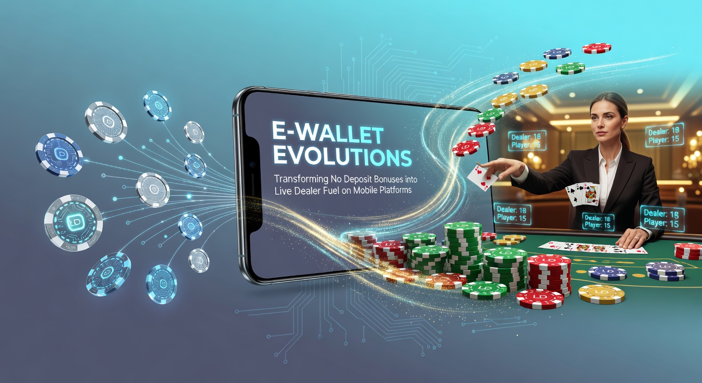 Mobile screen displaying an e-wallet transaction funding a live dealer roulette game with a no deposit bonus highlighted